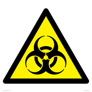 W009 Warning: Biological hazard